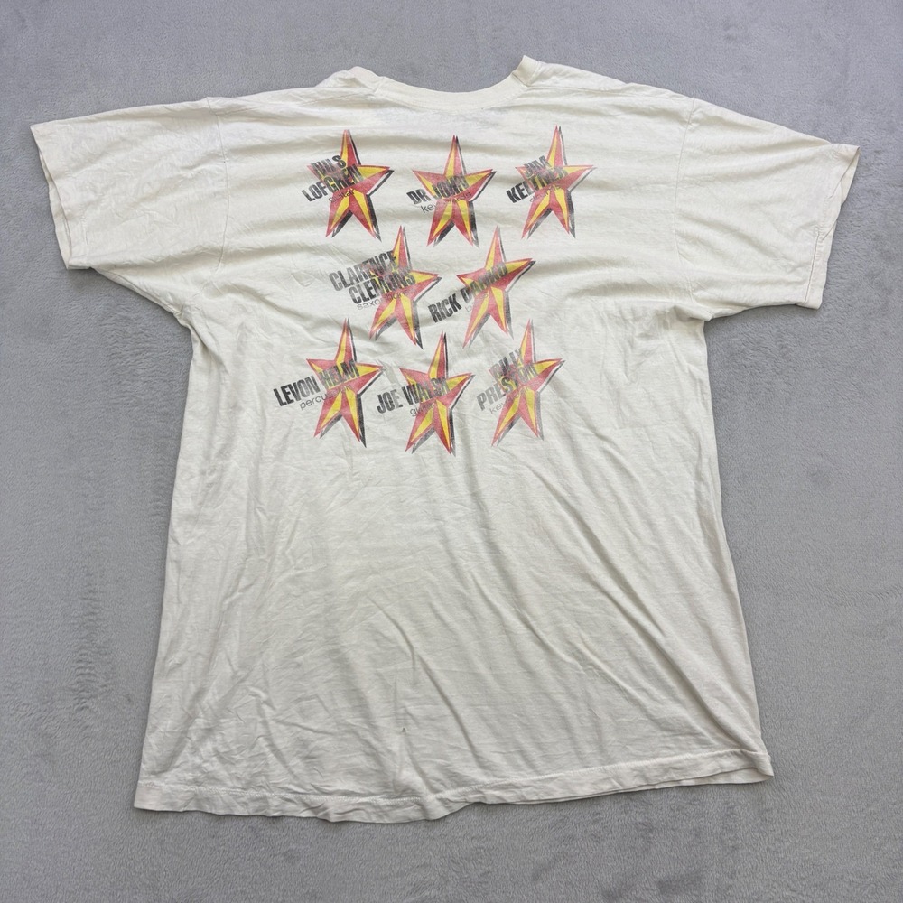 Vintage Ringo Starr Shirt Mens XL White 1989 All Starr Band Tour Graphic 80s - Picture 6 of 11